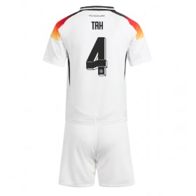 Deutschland Jonathan Tah #4 Heimtrikot EM 2024 Kurzarm (+ kurze hosen)